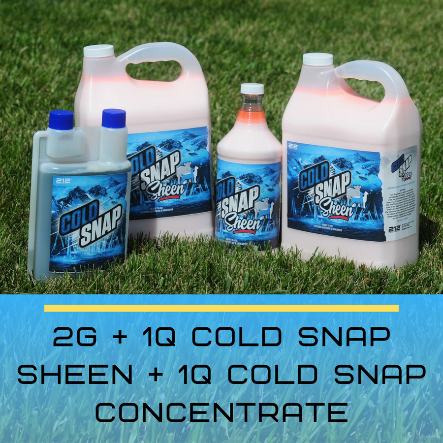 *Show Barn Bundle* 2 Gallons Cold Snap Sheen + 1 Quart of Cold Snap Sh ...