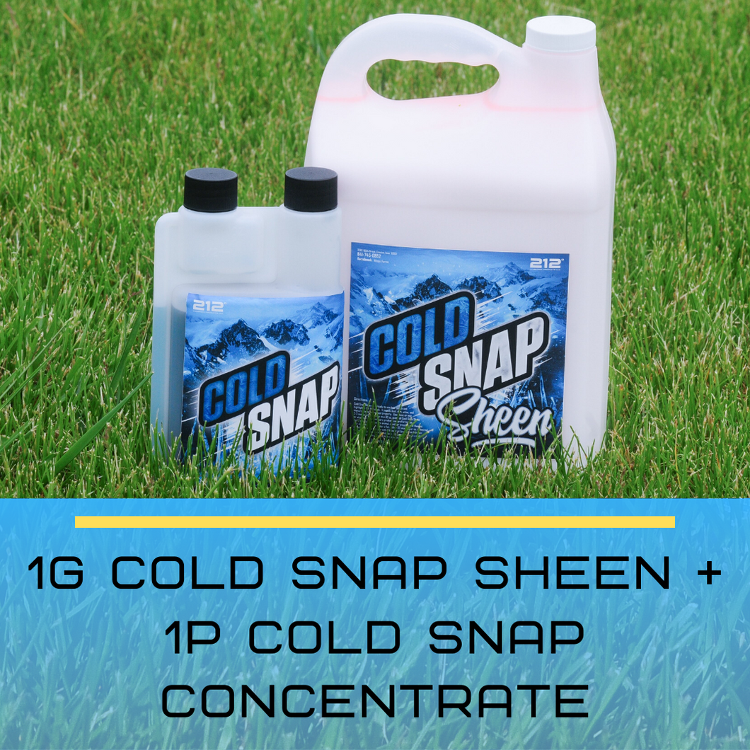 *PACKAGE DEAL* 1 Gallon of Cold Snap Sheen + 1 Pint of Cold Snap (and new measuring bottle!)